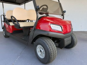Red Club Car Tempo Limo Lithium Golf Cart LED LIGHTS